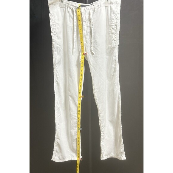 L.O.G.G & H+M Mens 33 Cotton Linen Drawstring Vacation Beach Relax Pants - Picture 4 of 11